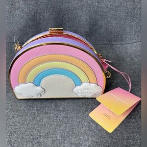 New with tags Stoney Clover rainbow crossbody purse